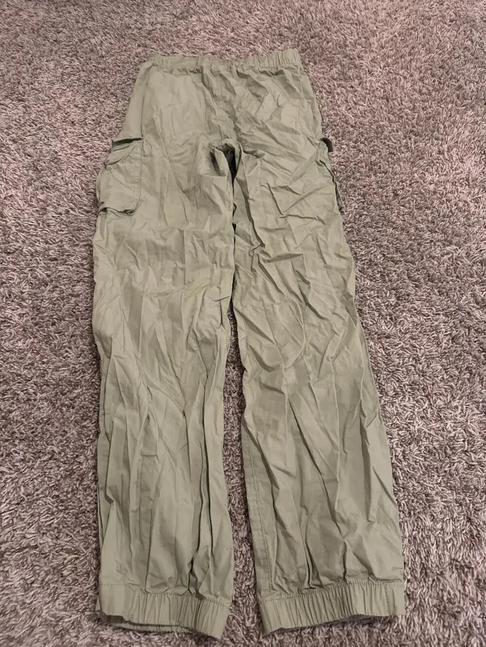 GAP Kids Cargo Pants XXL Olive Green Casual Utility